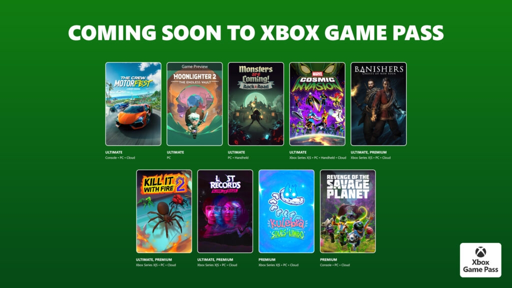Xbox game pass