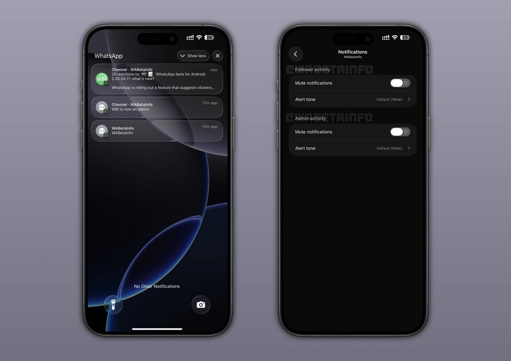 notificações inteligentes do WhatsApp