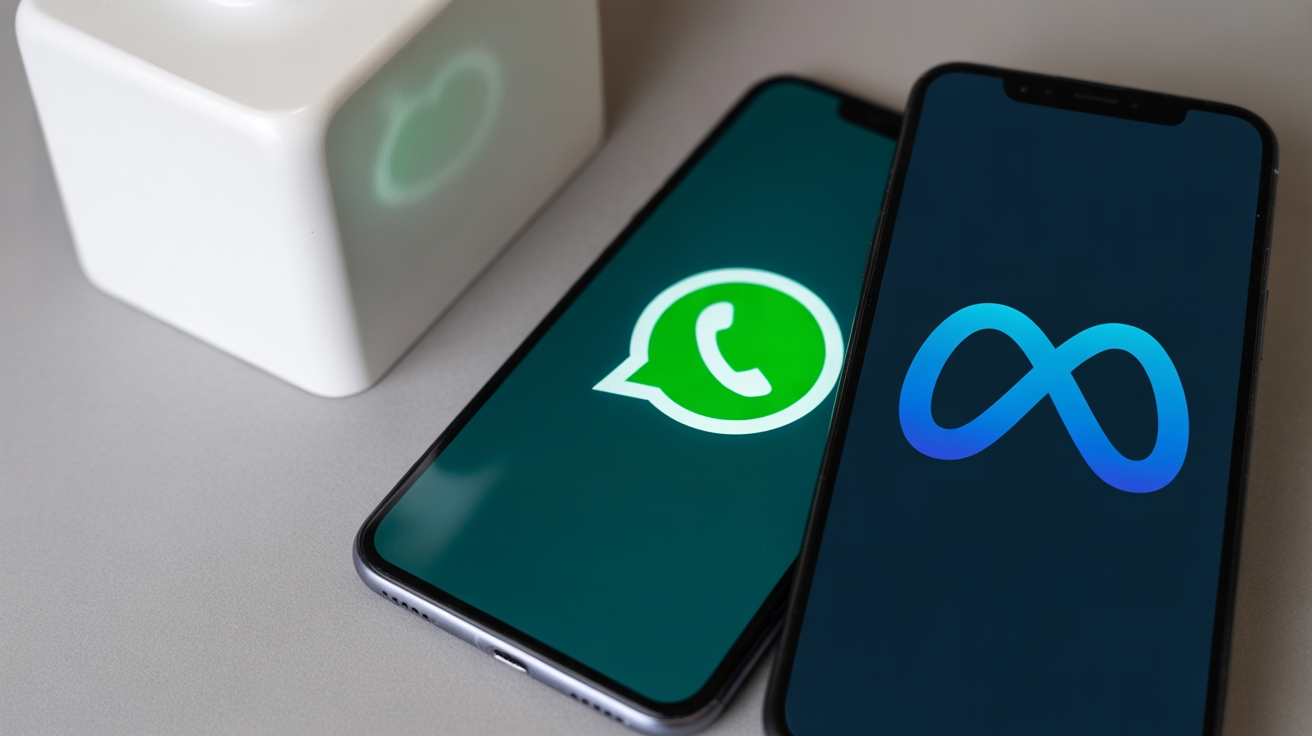 Meta e whatsapp em smartphones