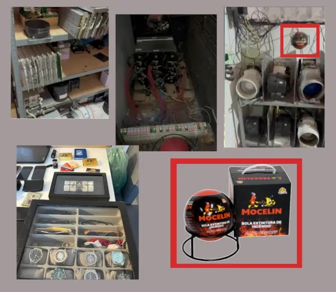 detalhes dos servidores apreendidos