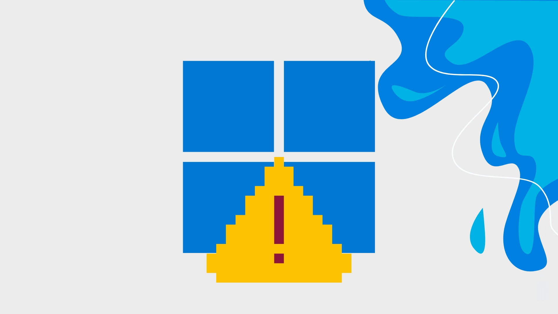 Windows 11 logo com erro