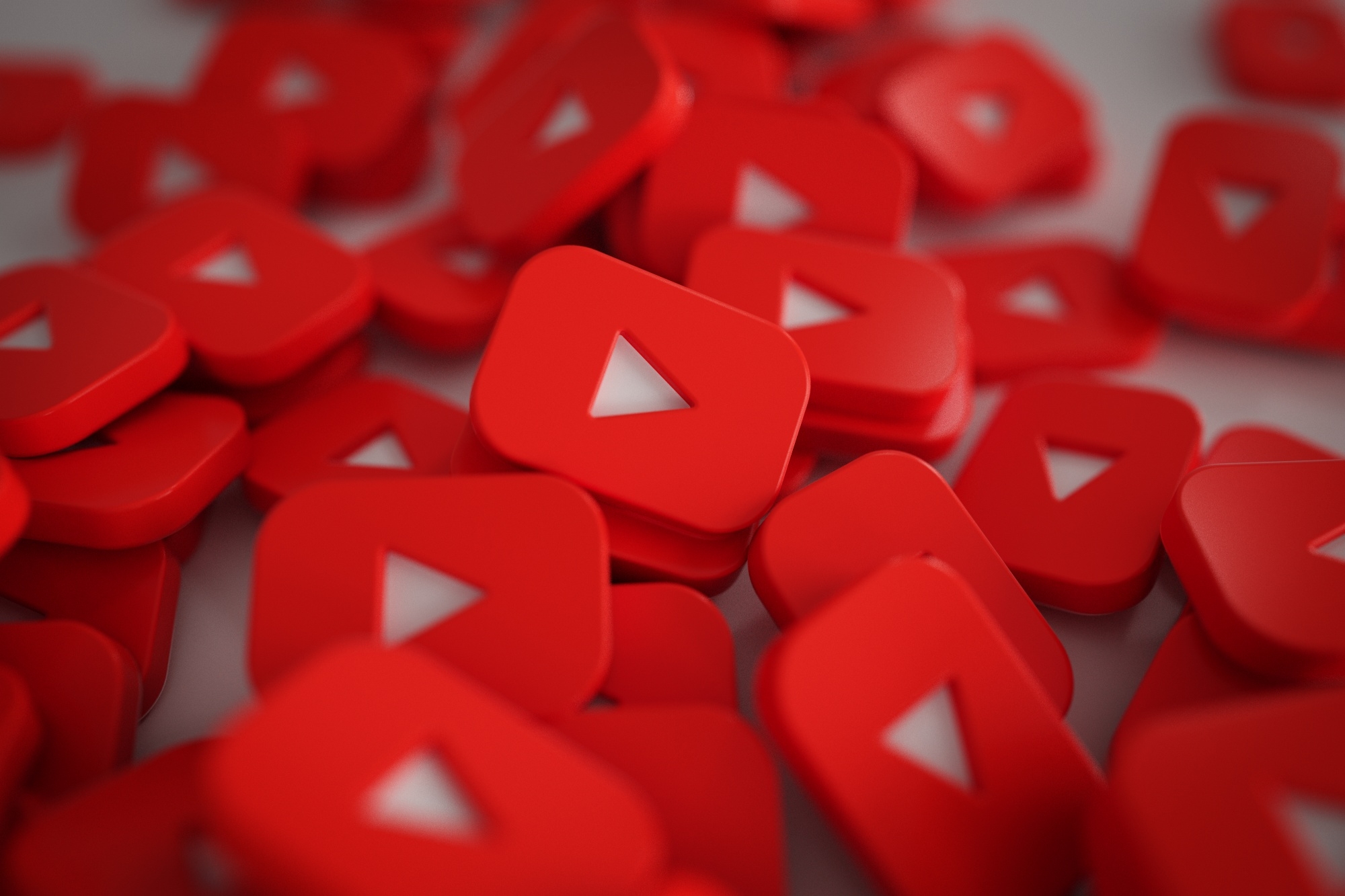 youtube logo 3D