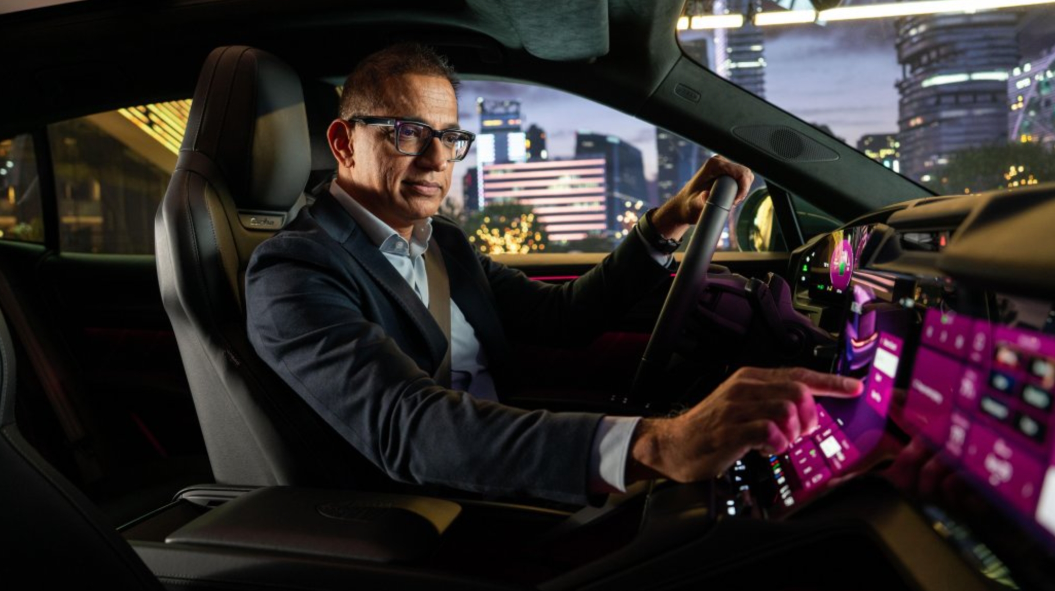 interior do novo porsche