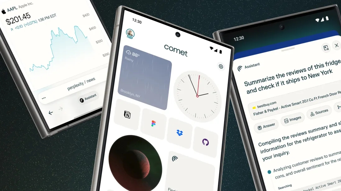 perplexity comet no android