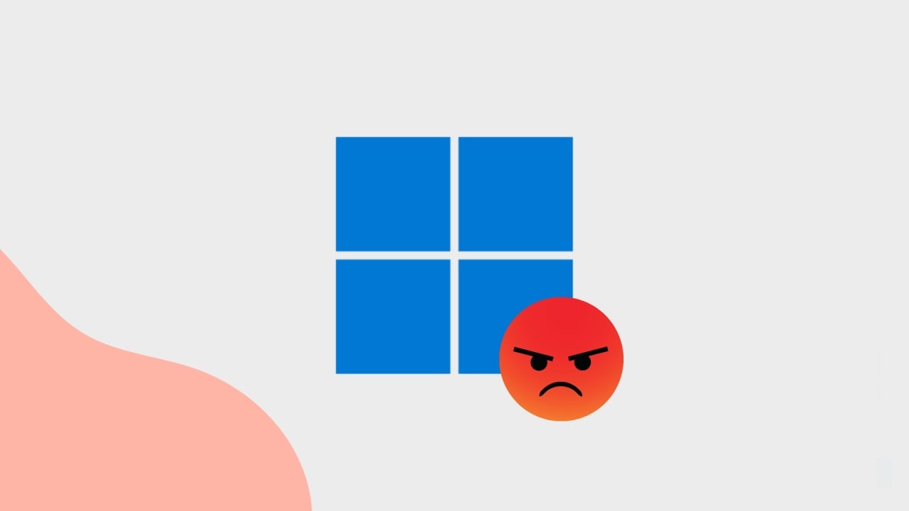 Windows com cara zangada