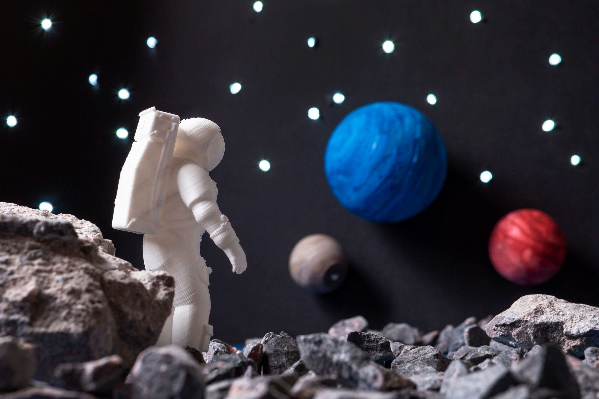 boneco de astronauta