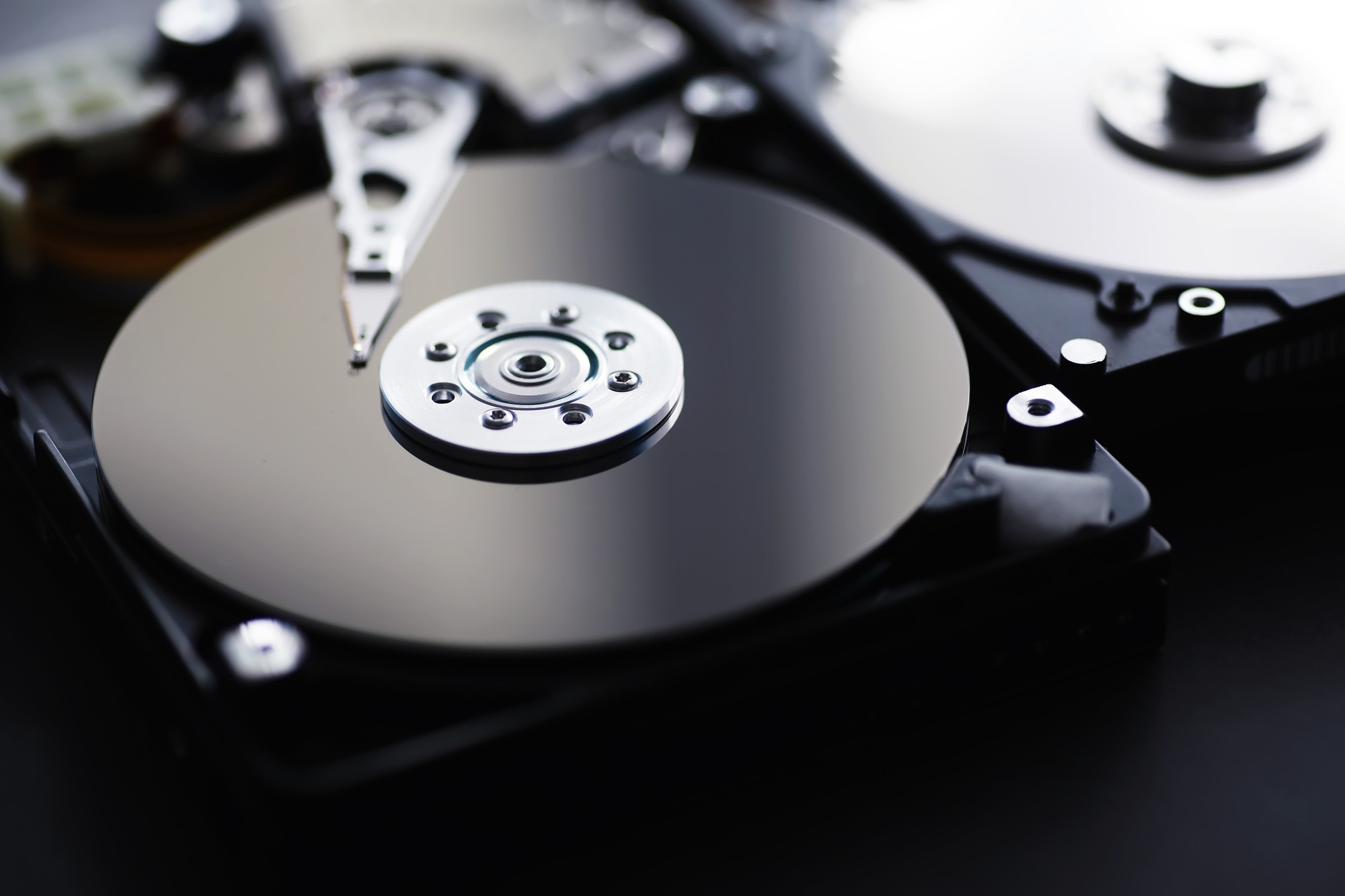 interior de um disco rígido