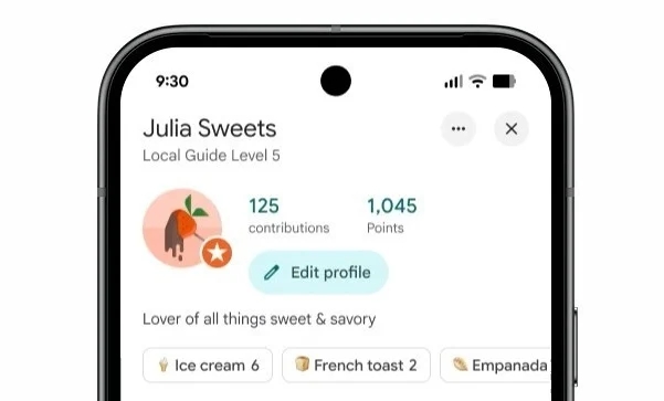privacidade nas reviews do google maps