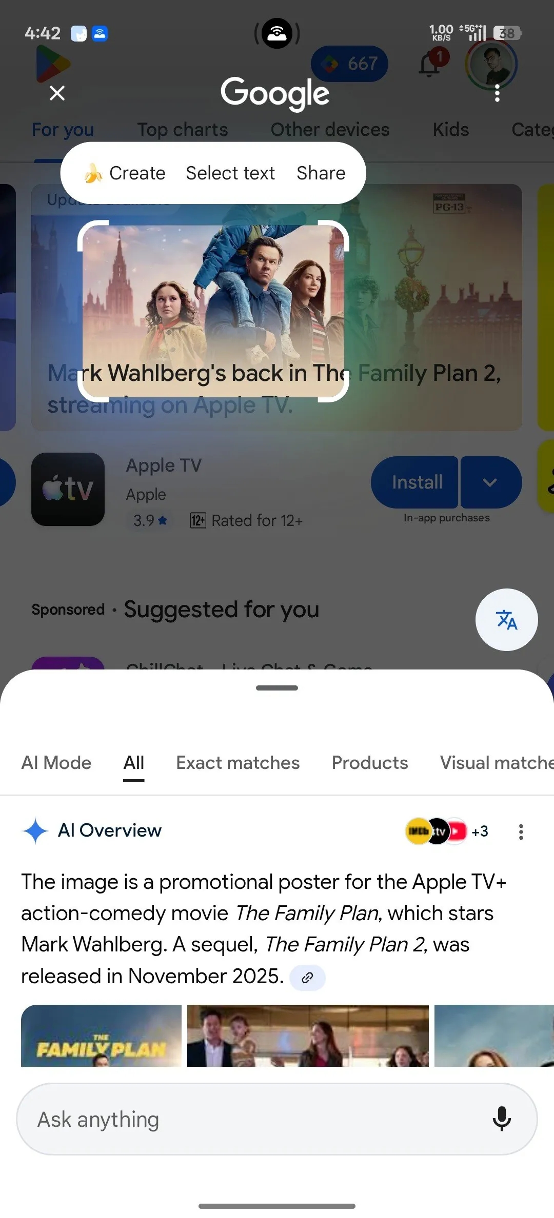 detalhes do novo circle to search