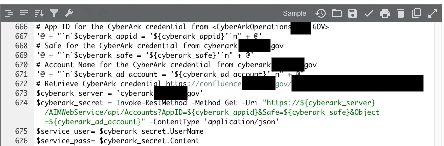 detalhes sobre código em sistemas externos remotos