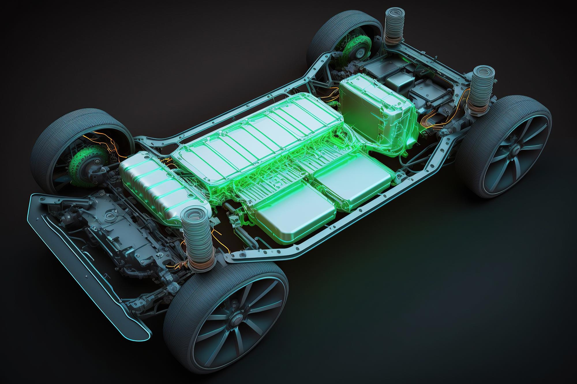 bateria de carro elétrico