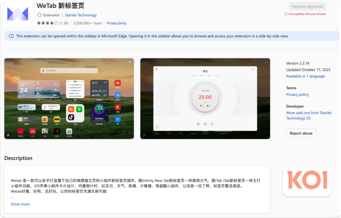 extensão do edge ainda disponível