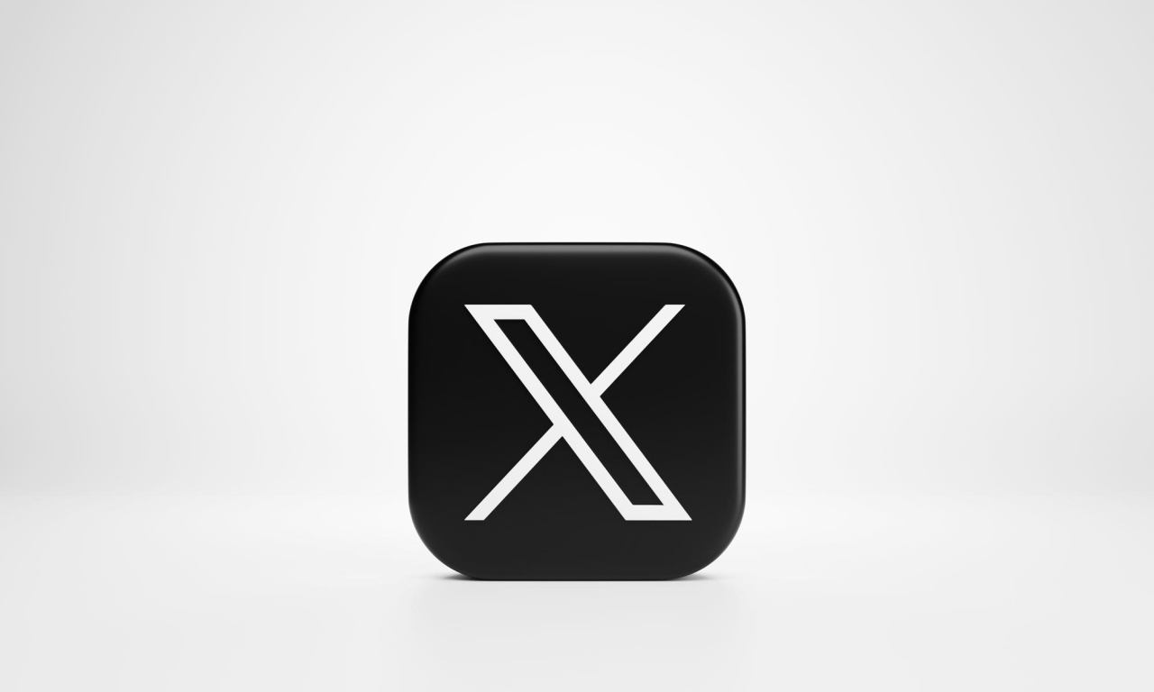 X logo da app