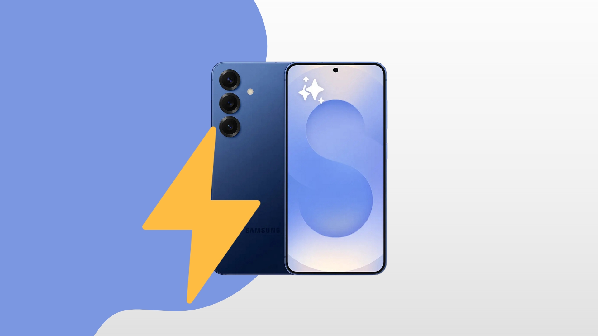 dispositivo da Samsung com energia