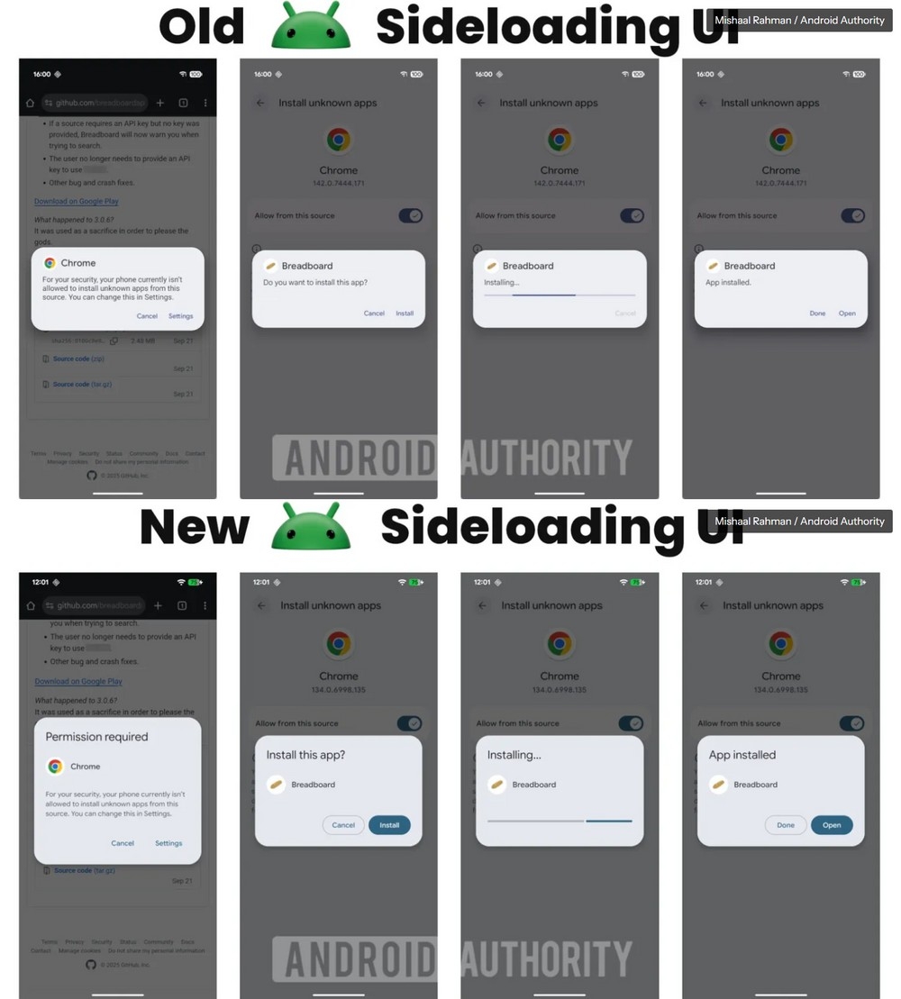 Android 16 instalação