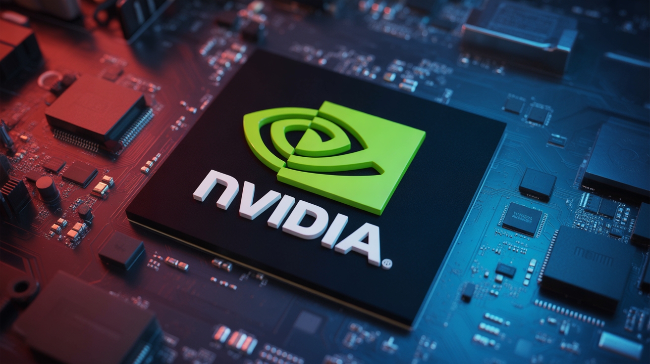 chip com logo da nvidia