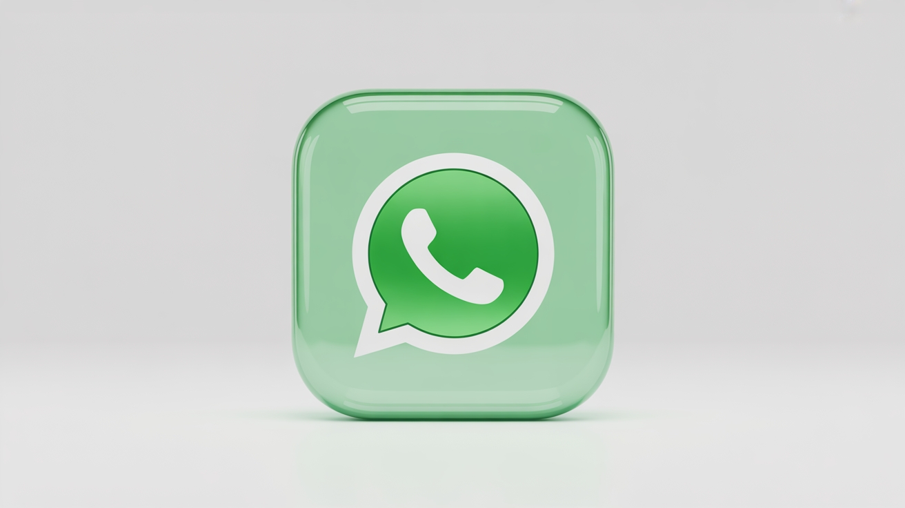 whatsapp logo em 3d