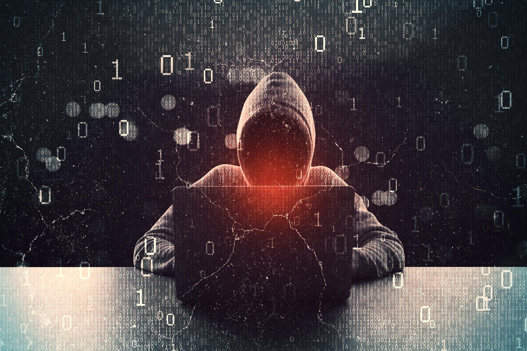 hacker em sistema digital