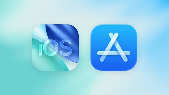 App Store da Apple com logo do iOS