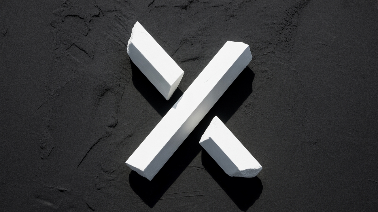 X logo da plataforma