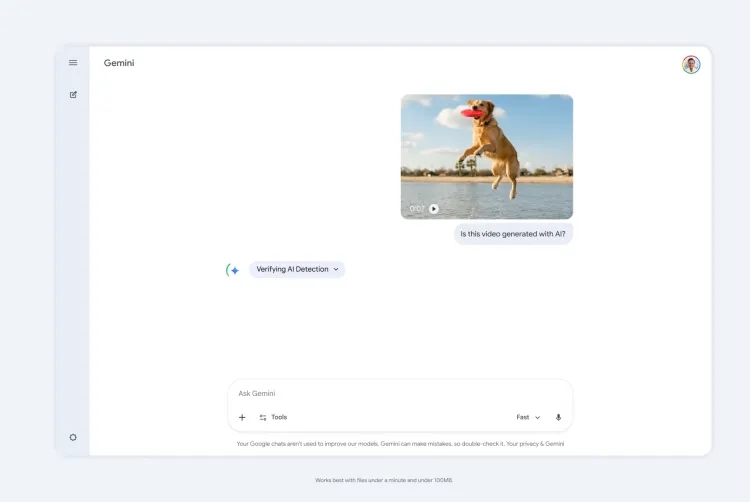 gemini a analisar vídeos