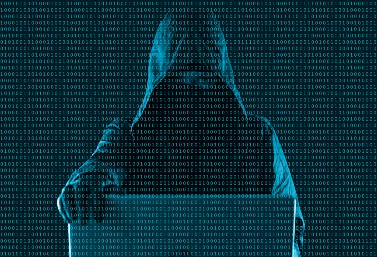 hacker em código binário