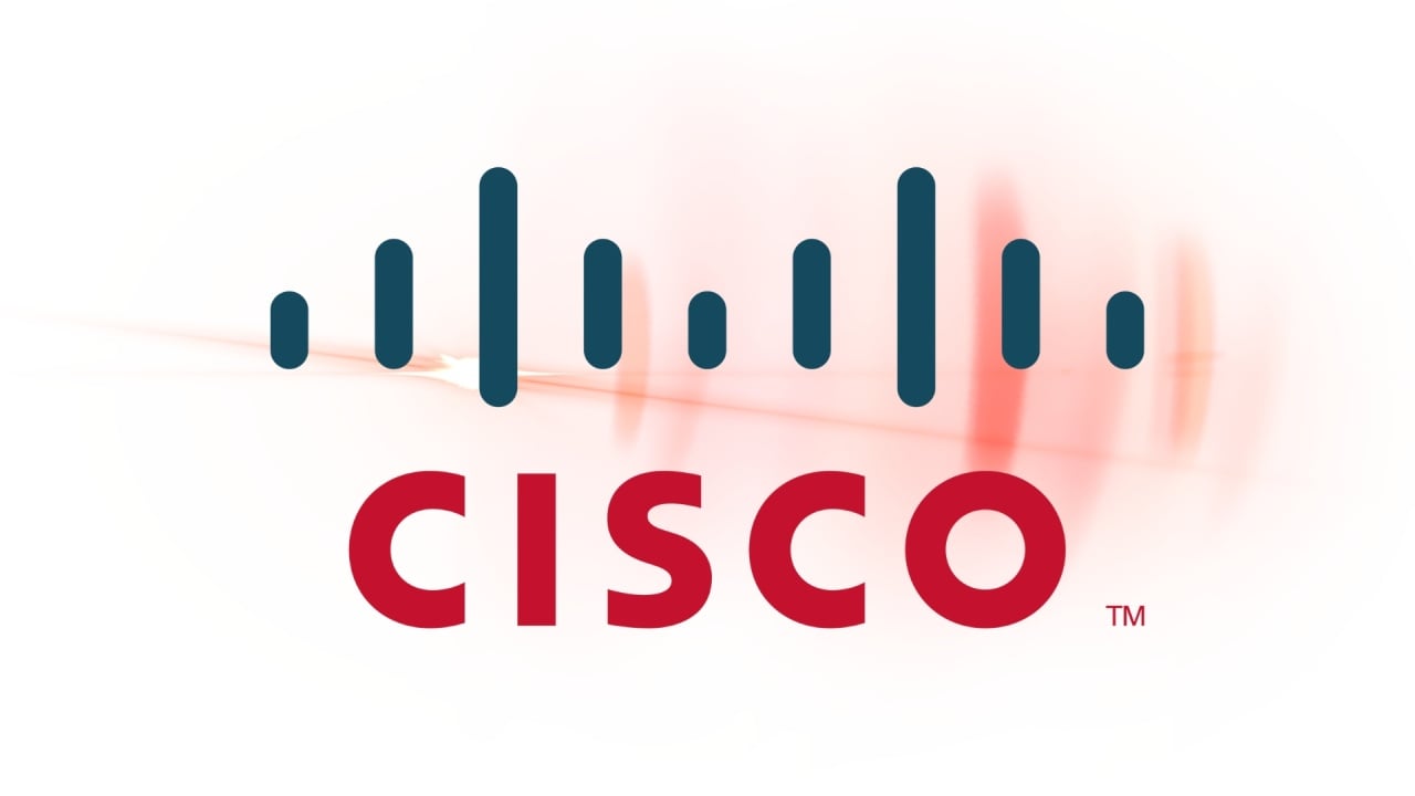 Cisco logo em alerta