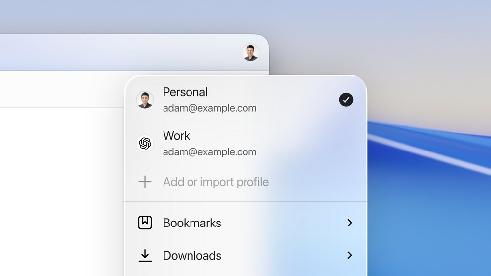 sistema de perfis para o chatgpt atlas