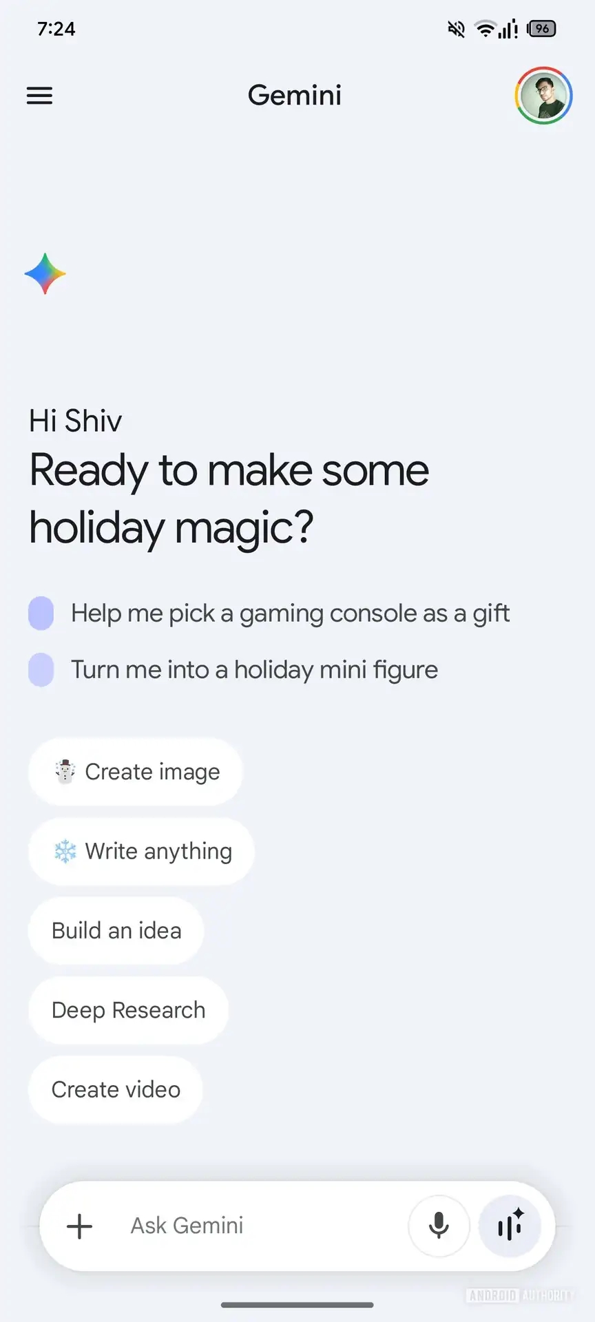 Gemini nova interface