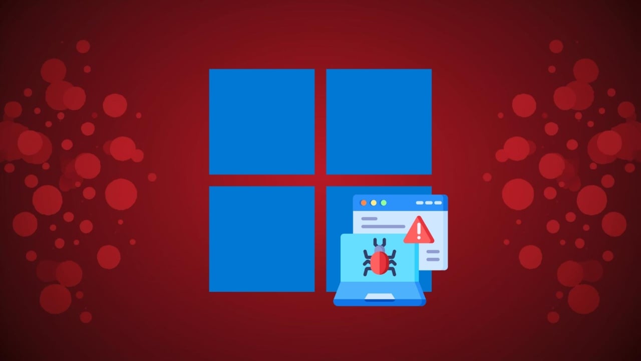 Windows com malware