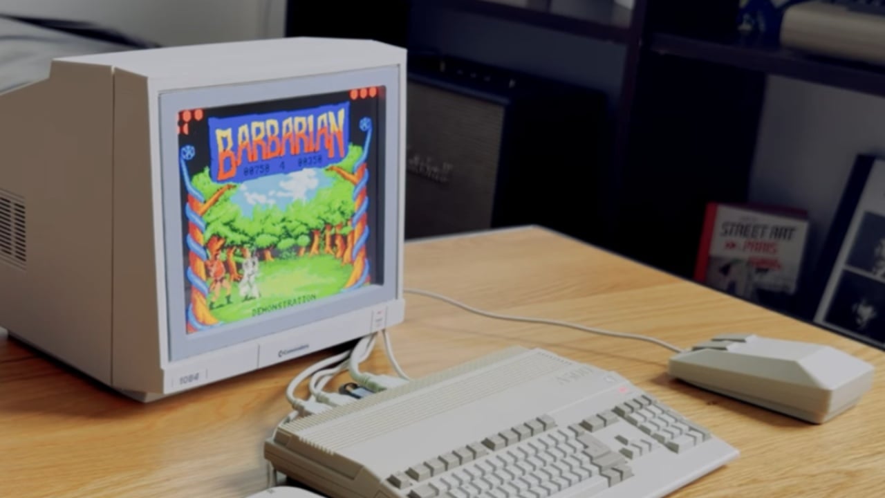 ecrã miniatura para a Commodore 1084