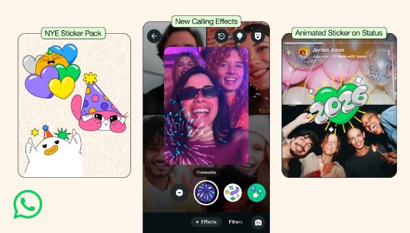 detalhes das novas celebrações de ano novo no whatsapp