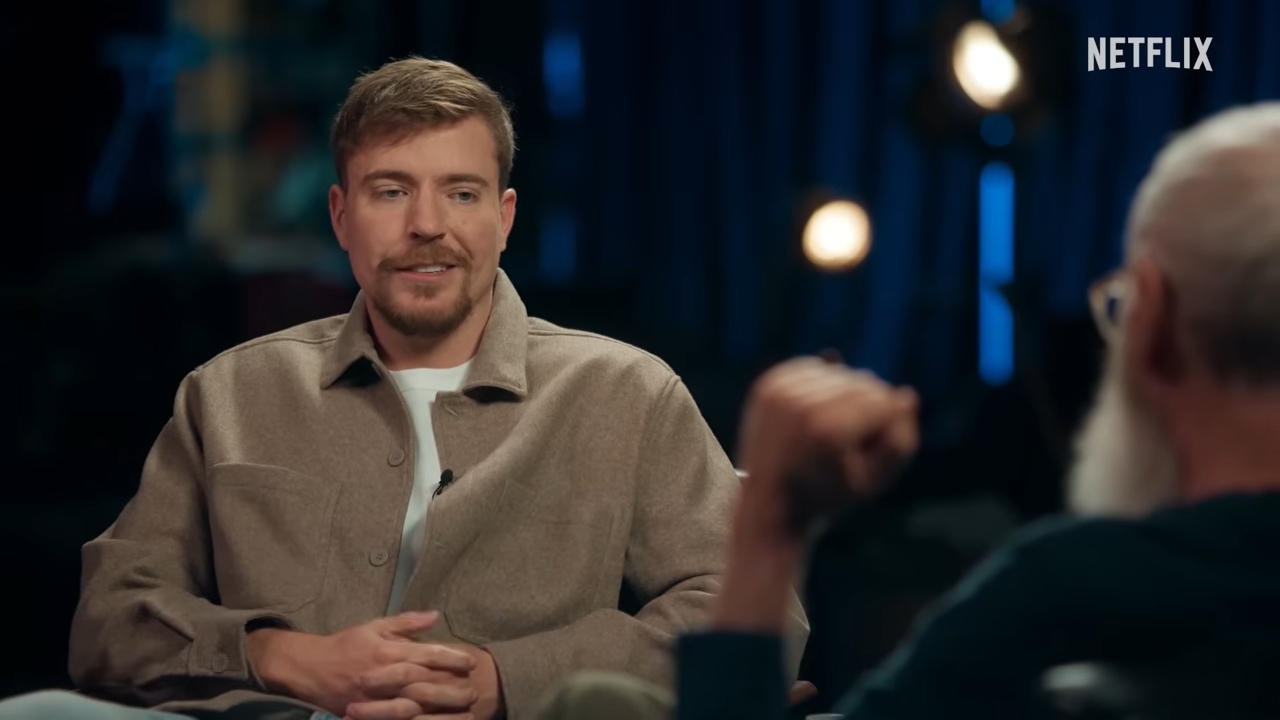 MrBeast com David Leterman