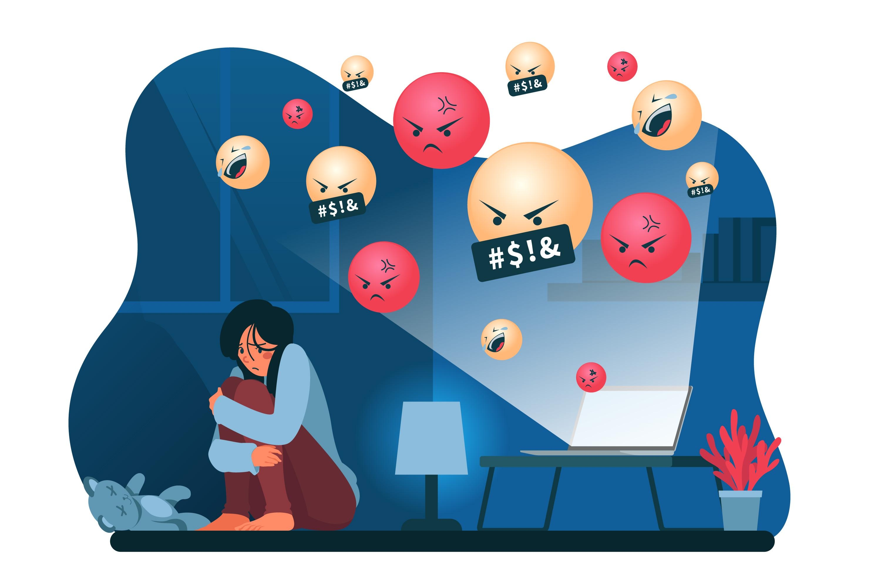 comentários sociais negativos