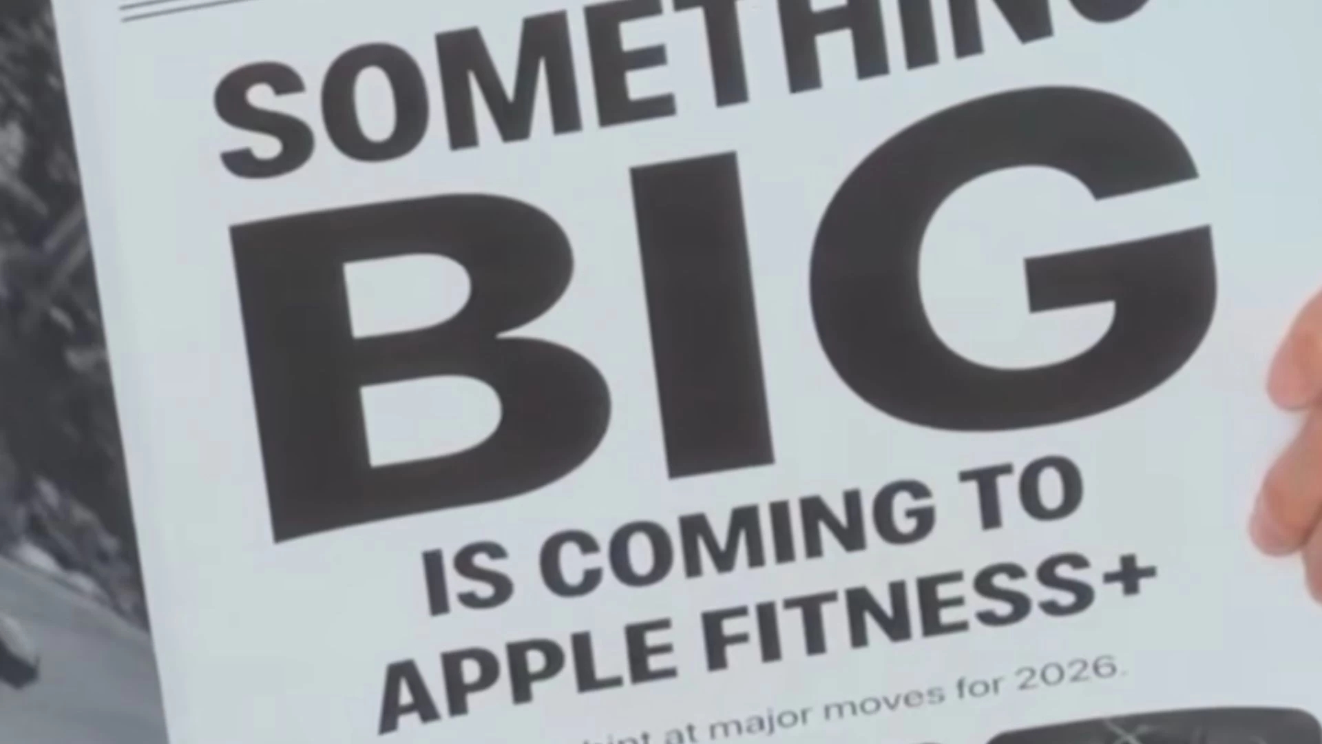 Apple Fitnes Plus alerta em reels