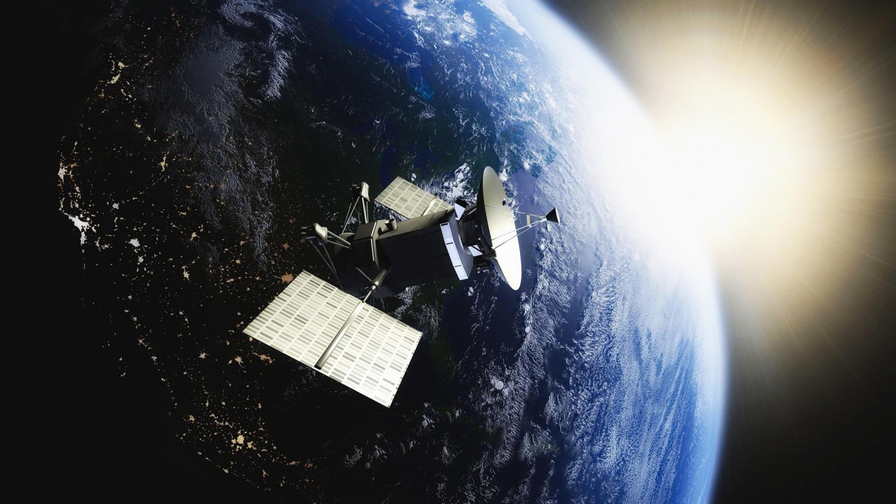 Satélite no espaço