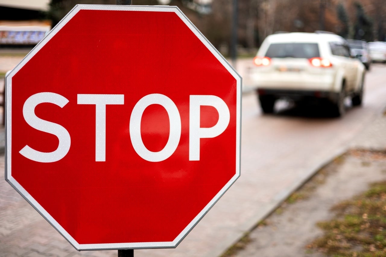 placa de stop