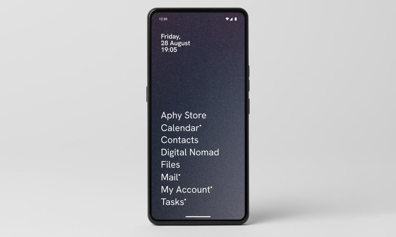 smartphone minimalista