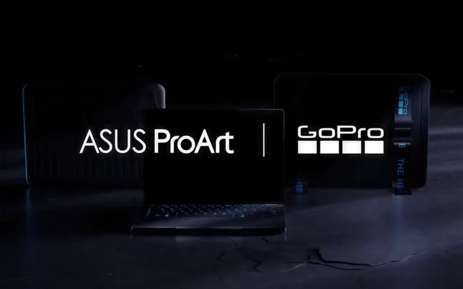 Asus Pro Art com dispositivo da GoPro