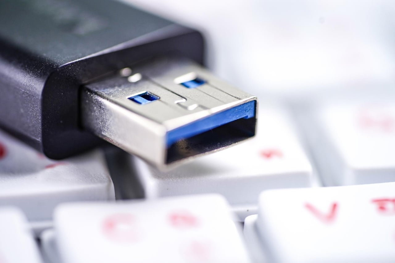USB porta entrada