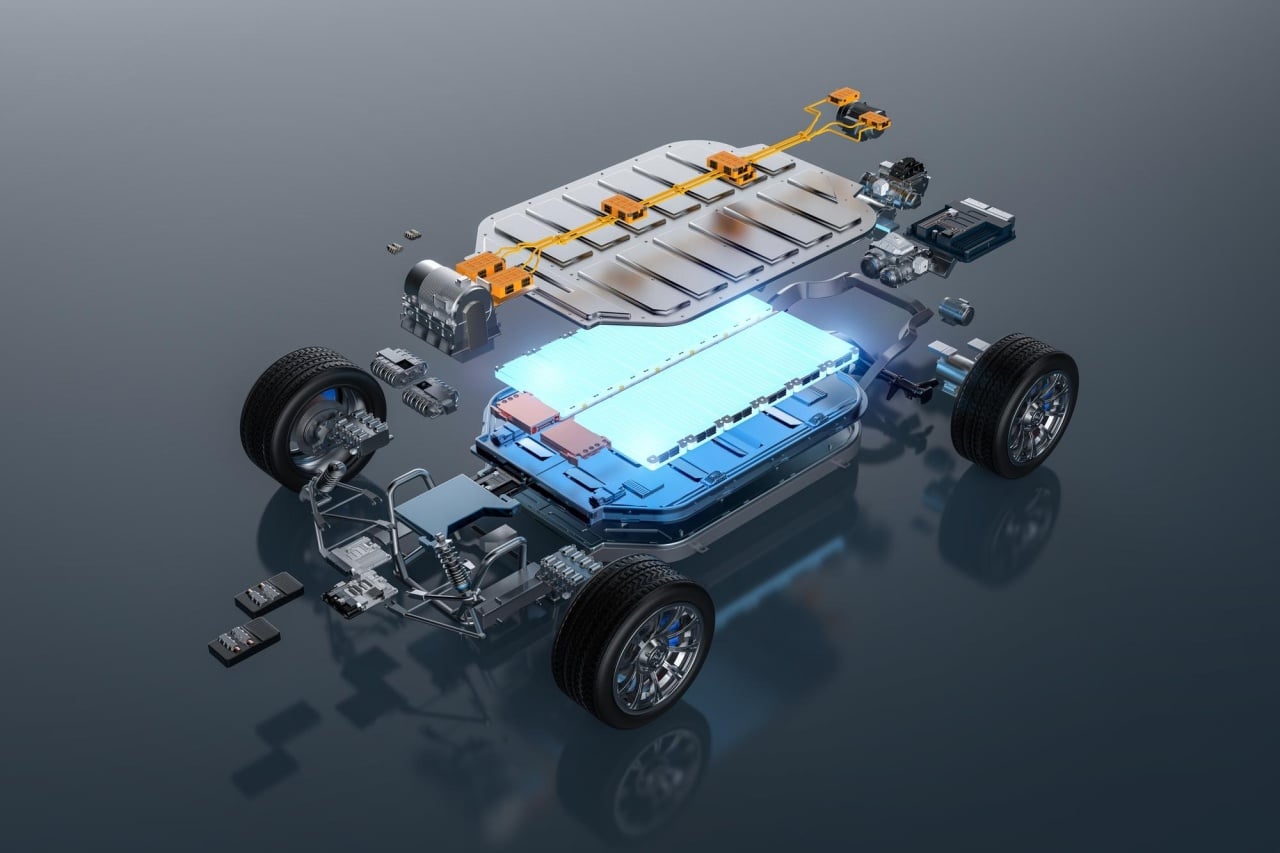 Bateria de carro elétrico