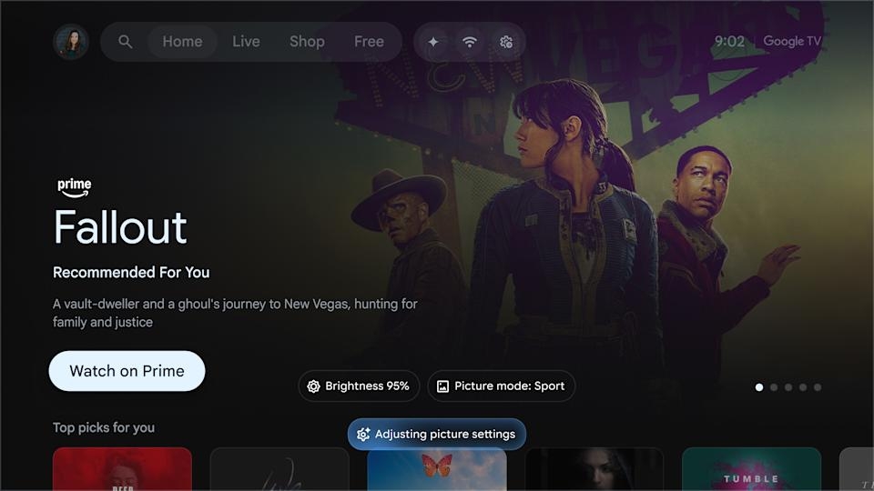 integração do Gemini no Google TV