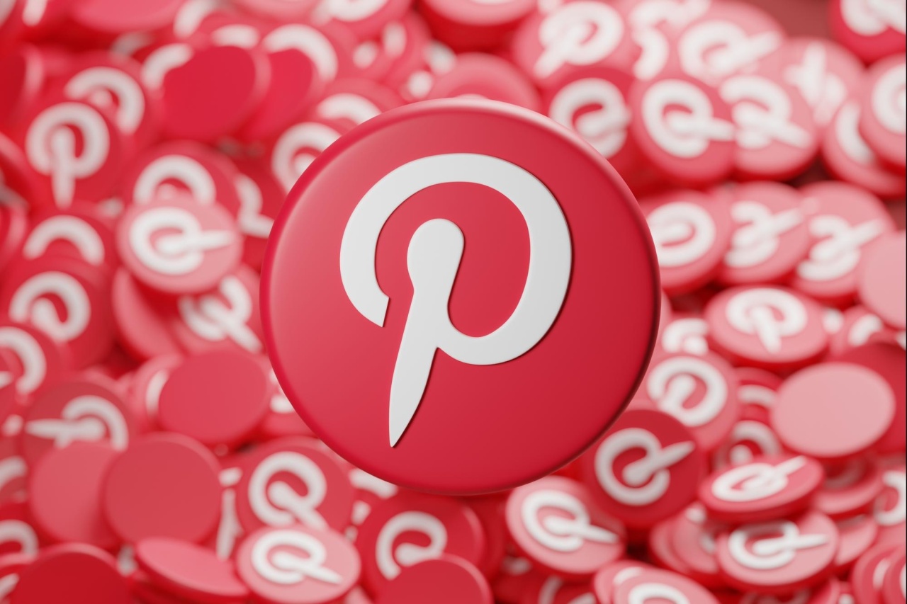 Pinterest logo 3d
