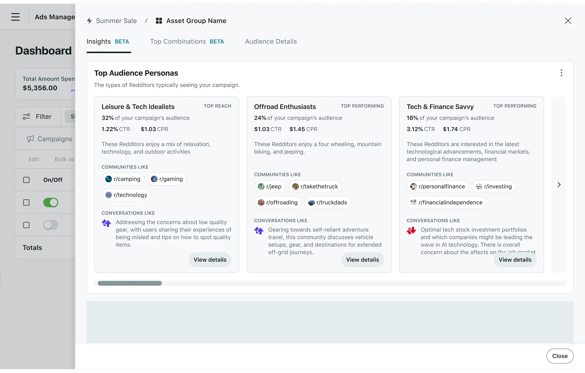 Reddit publicidade max