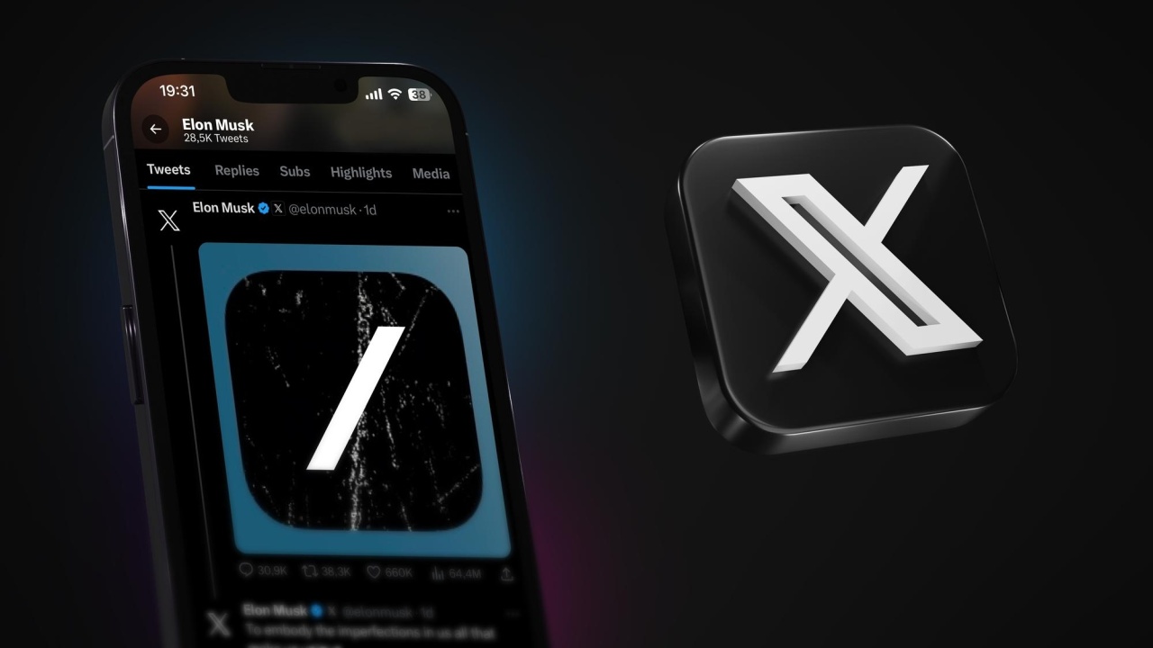 logo da X com grok