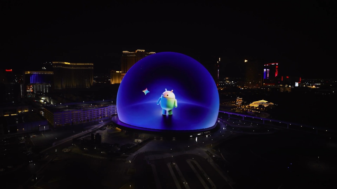 Android na grande esfera de las vegas