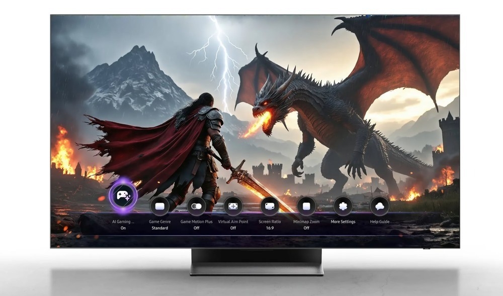 Samsung TV apresentada na CES 2026