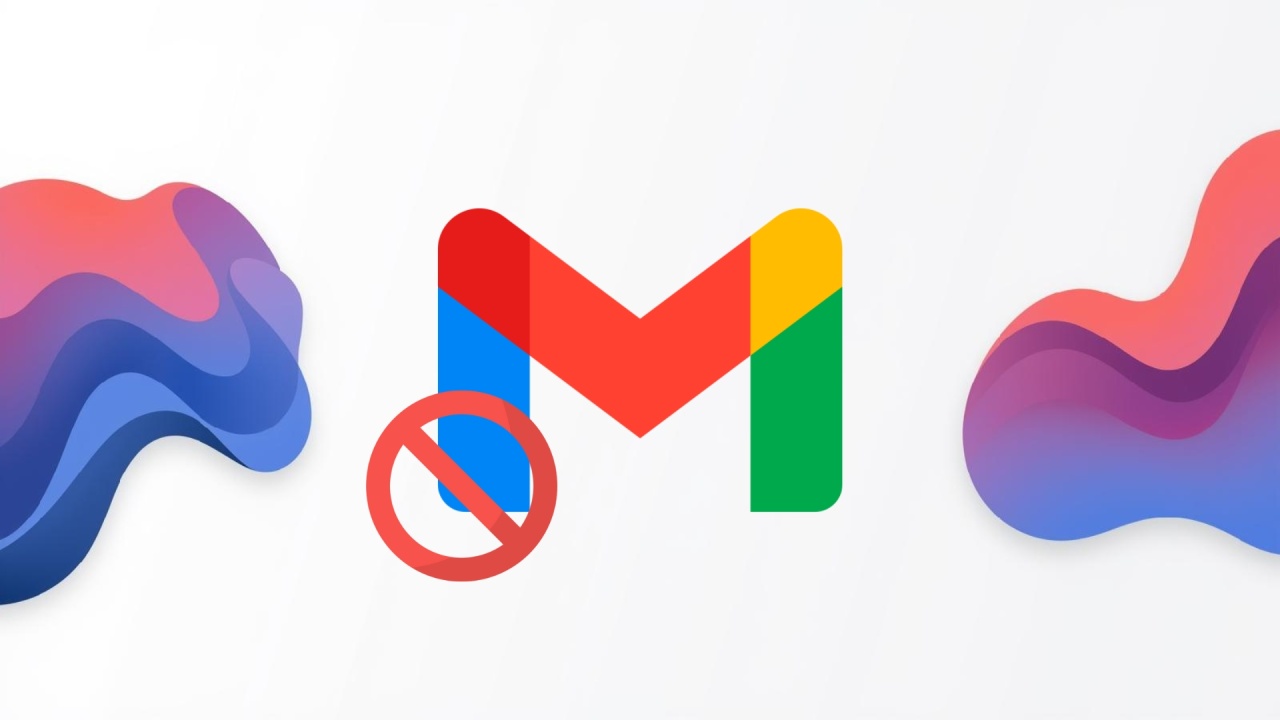 Gmail com sinal de alerta
