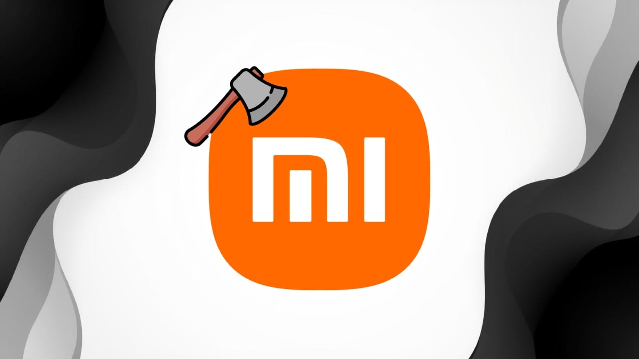 xiaomi com machado em cima