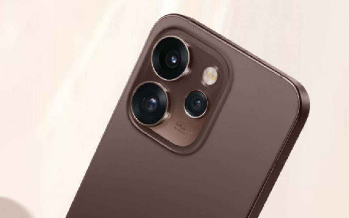 OPPO Reno 15 Pro em castanho